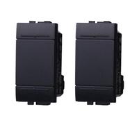 2 Pezzi Invertitore Compatibile Con Bticino Living Light (Nero)