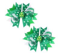 2 pezzi Irish Holiday Baw Hair Clip per capelli per ragazze divertenti e occasioni speciali