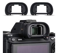 2 pezzi JJC silicone mirino oculare oculare Cup Eyeshade schermo per Sony Alpha A9, A7 & A7 Mark II, A7R & A7R Mark II, A7S Mark II, A58 A99II, sostituisce Sony fda-ep18 fda-ep16 fda-ep15