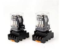 2 pezzi JTX-3C DC24V bobina 11P 3PDT relè di potenza for uso generale + presa