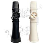 2 pezzi kazoo per bambini e adulti, flauto kazoos forte da 5, 3x1, 4 pollici, strumenti musicali facili da imparare per tutte le età