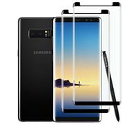 [2 Pezzi] KELOLIN Vetro Temperato Protezione Schermo per Samsung Galaxy Note 8 (Curva 3D) 9H Durezza, Anti Graffio, HD Copertura Completa Pellicola Protettiva Compatibile con Samsung Galaxy Note 8