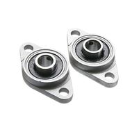 2 pezzi KFL08 cuscinetti del blocchetto di cuscino parti della stampante 3D in lega zinco flangia rombica diametro foro 8 mm(Kfl000 10mm)
