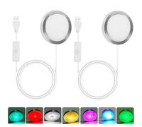 2 pezzi kit lampade LED per stampante 3D, accessori per stampante 3D per Bambu Lab A1/A1mini/P1S/P1P/X1C RGB luce Baoblaze kit di illuminazione creativa LED fai da te kit lampade