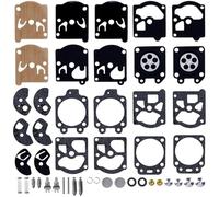 2 Pezzi Kit Riparazione Carburatore con Membrane e Guarnizioni per Serie WA WT WY WZ, Compatibile con K10-WAT 95-526, Ricambi per Decespugliatore Motosega