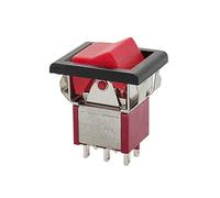 2 pezzi KNX202-J rosso ON-ON 3A 250VAC/5A 125VAC interruttore a pulsante tipo di nave interruttore piccolo interruttore a bilanciere