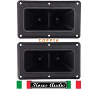 MPT-177 Monacor Tweeter piezoelettrico doppio tromba rettangolare piezo MPT177