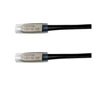2 pezzi KSD9700 0C-250C termostato disco bimetallico interruttore di temperatura N/O protettore termico gradi centigradi(5A-Metal-NC,45C)