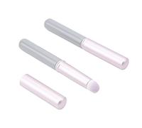 2 Pezzi Labbro B con Coperchio Professionale Portatile Squisito Morbido H Trucco Labbra B Strumento Cosmetico Labbro B con CoperchioPennello per LabbraPennello per Trucco