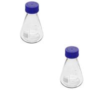 2 pezzi Labs Fask Glass Fask Clear Blih Laboratory Flask Science Experiment