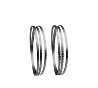 2 pezzi Lama for sega a nastro 1425 X 6,35 X 0,35 mm for 8" Draper BS250 Nutool FOX Silverline Delta Sega a nastro for taglio del legno TPI 6/10/14(TPI 6)