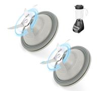2 pezzi lama frullatore con guarnizione in silicone parti di ricambio per frullatori Black & Decker BL2020S BL2010WP Blender Blade Ricambio Assemblea: 2010BG BL2010BPA