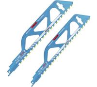 2 Pezzi Lama per Sega a Gattuccio, Sega a Mano 305mm S1243HM, legno, metallo, mattoni, calcestruzzo, lame per alternativa professionali, lame per sega in acciaio al carburo (S1243HM)