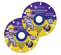 2 pezzi Lama per segalegno Lytool disco da taglio da 125 mm disco flessibile con