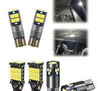 2 pezzi Lampada da lettura per interni auto di alta qualità T10 W5W, super luminosa, lampada da tetto, lampada di contorno, lampadina a cuneo LED 168 194 per luce di parcheggio (bianco) W1T10D2016-WH-