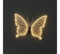 2 Pezzi Lampada Farfalla Solare Decorativa Luce Farfalla Solare per Parco,
