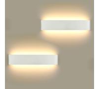 2 PEZZI Lampada LED da parete 15W Applique da interno Luce Fascio Up And Down