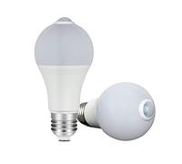 2 Pezzi Lampada Led E27 Con Sensore di Movimento, 12W 1160 Lumen, Forma Bulbo A60, D60X129mm (Bianco Neutro 4200K)
