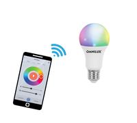 2 pezzi - Lampada LED WiFi RGB+CCT OMNILUX E27 - Controllo App, Alexa, Google Ho