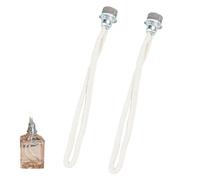 2 pezzi lampada profumata stoppino per lampada Berger, stoppino di ricambio per lampada a olio, stoppino di ricambio per aria catalitica per migliorare l'aromaterapia (argento)