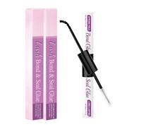 2 pezzi Lash Bond and Seal, impermeabile, per ciglia, 150 ore, super tenuta, a lunga durata, non irritante, colla per ciglia fai da te a casa (2)