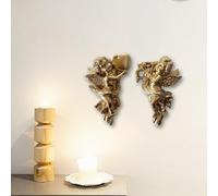 2 pezzi Le sculture in resina per la parete della parete decorazione da parete