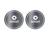 2 Pezzi LED Auto Portabicchieri Luci per Smart fortwo forfour 453 451 450, USB Ricarica Sottobicchieri Auto con 7 Colori Luminescenti Tazza Pad