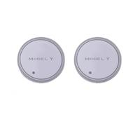 2 Pezzi LED Auto Portabicchieri Luci per Tesla Model Y, USB Ricarica Sottobicchieri Auto con 7 Colori Luminescenti Tazza Pad