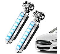 2 pezzi LED di energia eolica auto - Luce per auto a LED di energia eolica, Luce di voiur LEdD, per veicoli | Per Viaggi Automotive Bici Viaggi su strada Camp