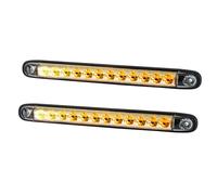 2 Pezzi LED Dinamico Posteriore Indicatore di direzione 12/24V Arancione Indi...