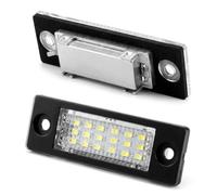 2 pezzi LED illuminazione targa per Golf 4 5 6 MK4 MK5 MK6 Pass-at Polo Eos | Compatibile con i seguenti modelli: Passat B5.5 (berlina), Passat B6 (Estate 2006-2007), Touran Mk1 (2003-2010 prima del.