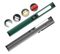 2 pezzi LED penna, lampada da lavoro COB, ricaricabile USB C, 6 modalità di luminosità, IPX5, impermeabile, mini torcia LED con magnete e indicatore di livello della batteria, per campeggio, emergenze