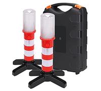 2 Pezzi Led Road Flare Lampione,Spia Lampeggiante, Luce Luce Stroboscopica Di Sicurezza Da Campeggio, Segnaletica Stradale Luminosa, 3 Modalità Di Illuminazione, Per Auto Rv Camion Barca (rosso)