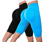 2 Pezzi Leggins 3D Anticellulite Donna 2026,Push Up Sculpture Lipedema a Compressione Controllo Graduata Estivi Anti Cellulite Leggins Corti Donna Sportivo Vita Alta Senza Cuciture Fitness Yoga