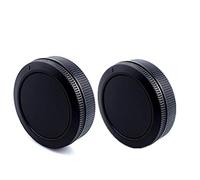 2 pezzi Lens Posteriore Cap+2 pezzi Tappo Corpo per Canon EOS R5/ R6/R/EF RP More per Canon RF Mount Lens(2 Set)