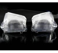 2 Pezzi Lente Indicatore Specchio Porta Laterale Chiara Compatibile Con MERCEDES