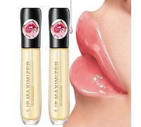2 Pezzi Lip Plumper Extreme Lip Maximizer Plumping Gloss, Lip Repairing Reduce Lip Fine Lines, Moisturizing Lip Care Serum