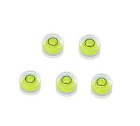 2 pezzi Livella a bolla rotonda Mini livella a bolla Set di gradi Bolla orizzontale Bullseye Precisione circolare Colore verde(15x6MM)