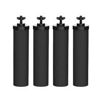 2 Pezzi/lotto BB9-2, Compatibile Con Berkey, Elemento Filtrante Di Rimozione Del Sistema Di Purificazione Dell'acqua Da Banco, Asta Di Carbonio Sinterizzata(4pcs)