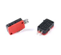2 pezzi/lotto V-15-3C25 V-15-2C25 Microinterruttore di finecorsa momentaneo 5A 250V Pulsante Cerniera lunga Leva a rullo Braccio a scatto Azione LOT(KW7-0)