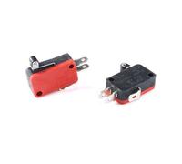 2 pezzi/lotto V-15-3C25 V-15-2C25 Microinterruttore di finecorsa momentaneo 5A 250V Pulsante Cerniera lunga Leva a rullo Braccio a scatto Azione LOT(Roller short Handle)
