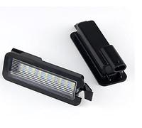 2 Pezzi Luce Auto Bianca 18 SMD 3X Illuminazione più Brillante Luci Targa per Dodge Charger Challenger Chrysler Trailer Lampada Targa