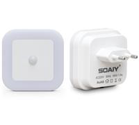 2 Pezzi Luce notturna led Luce Sensore di Movimento Luce da presa 3 Modalità