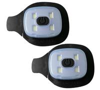 2 pezzi Luce per cappello, luce di berretto ricaricabile USB con 3 modalità luminosa, piccolo cappello da proiettore portatile sostituibile per camminare, campeggio, caccia, berretto da pesca