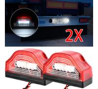 2 pezzi Luci decorative di posizione 3LED E9 12V-24V per camion Luce Illuminazione automobilistica, Illuminazione ausiliaria a lunga , Luci ausiliarie per veicoli, veicolo, Luci targa