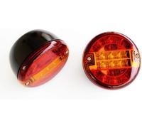 2 pezzi luci posteriori a LED luci posteriori + indicatori di direzione 12-24...