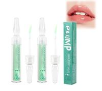 2 Pezzi Lucidalabbra Volumizzante e Idratante, Plumping Lip, Lip Gloss per Labbra Morbide e Luminose, Glow Reviver Lip Oil Glimmer, Riempie le Labbra, Nutriente e Idratante