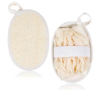 2 Pezzi Luffa Spugna, Spugna Doccia, Spugna di Luffa Organica, Spugna di Luffa Esfoliante, Luffa Naturale per la cura del corpo e la rimozione della pelle mort, per Fare il Bagno, Bagno