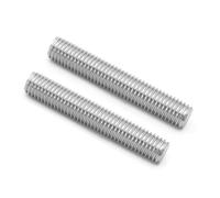 2 pezzi M12 asta completamente filettata in metallo aste con borchie in acciaio inossidabile 304 filettature mano destra viti a barra borchie lunghezza 30-500mm for il fissaggio del montaggio(M12x60mm