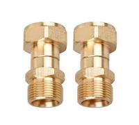 2 pezzi M22 14 mm idropulitrice ad alta pressione girevole collegamento idropulitrice ad alta pressione girevole adattatore idropulitrice a vite ad alta pressione